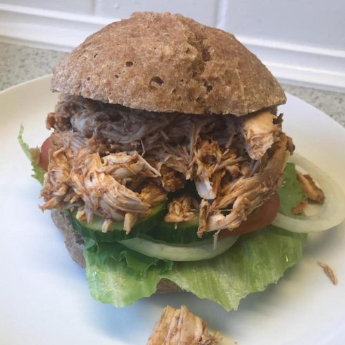 Pulled-Chicken-Burger