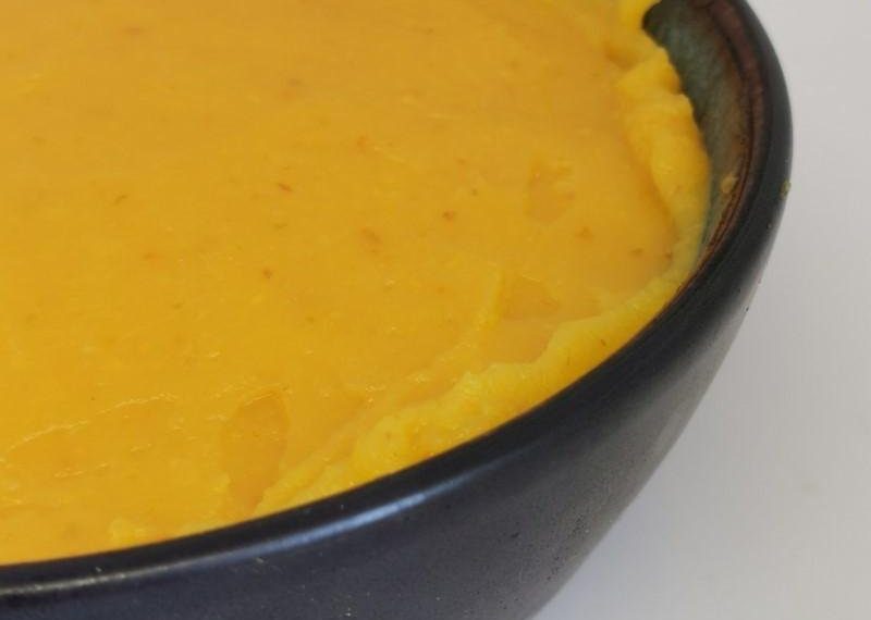 Baked pumpkin puree