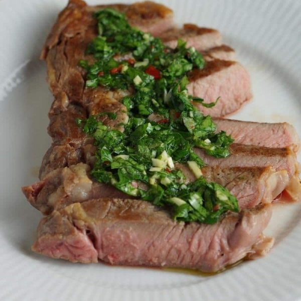 Chimichurri (cold herb sauce from Argentina)