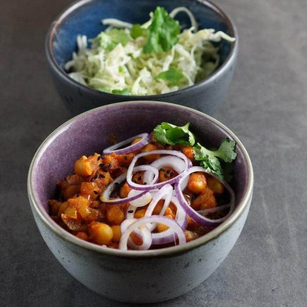 Curry with Chickpeas and Bacon