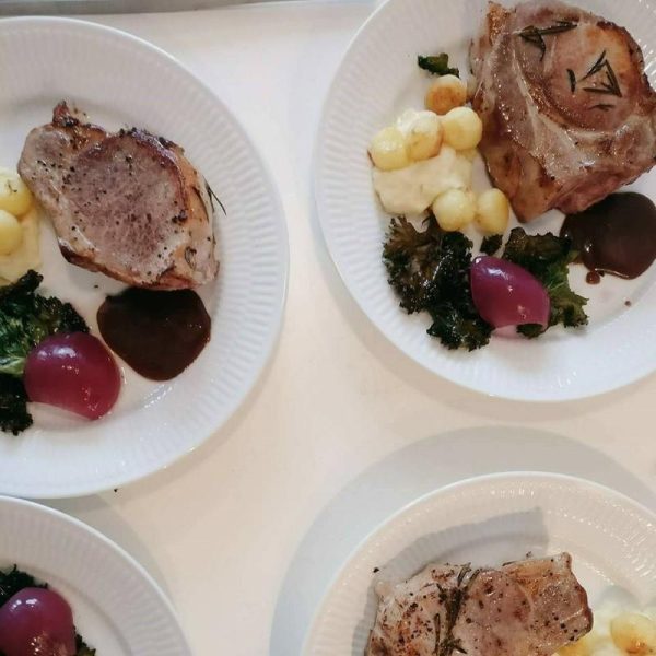 Dry-aged pork chops