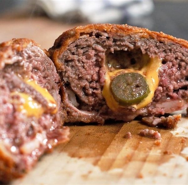Deep-Fried Burger without Bread