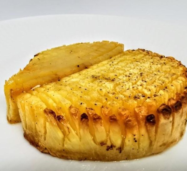 Hasselback Kohlrabi