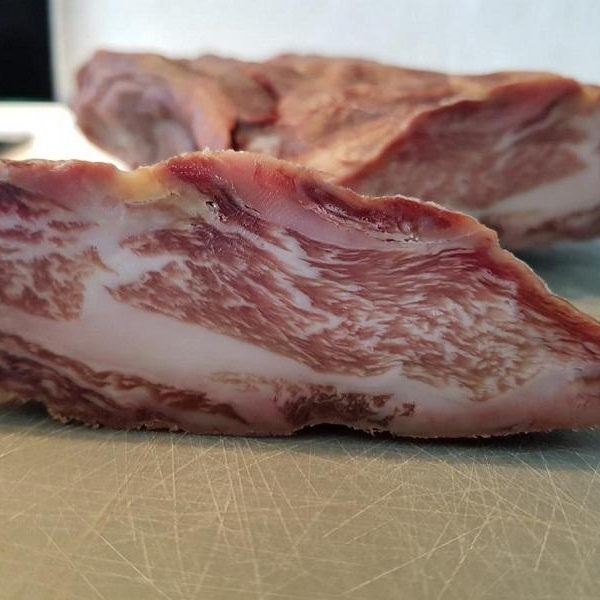 Unsalted Bacon from Iberico Neck Fillet
