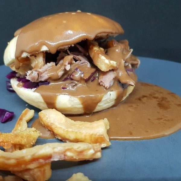 Christmas Burger with Duck Confit