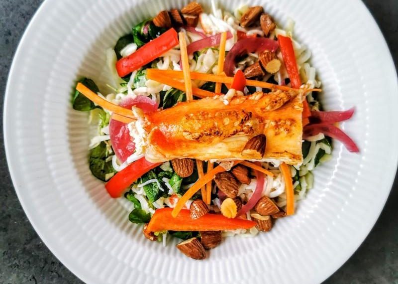 Noodle Salad with King Crab