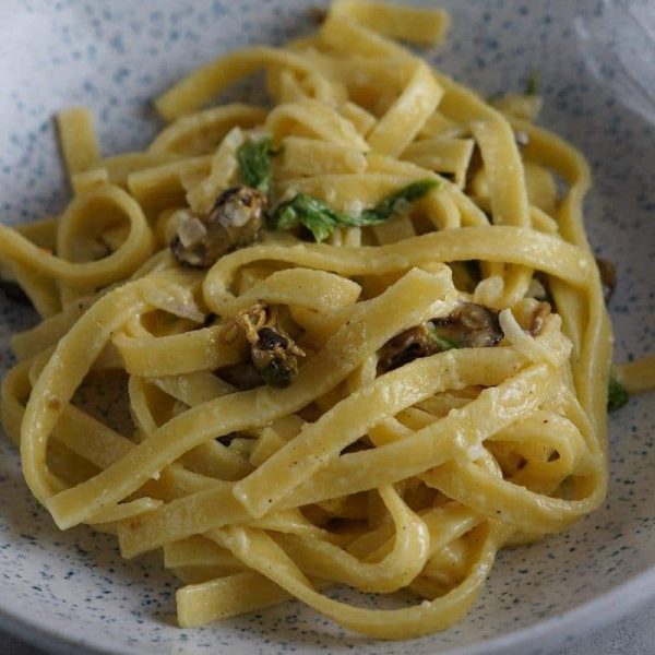 Pasta with Smoked Mussels