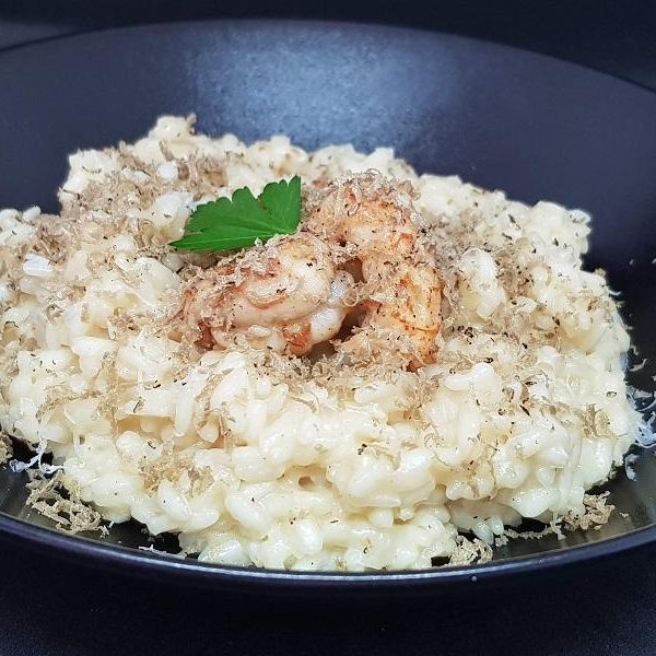 Risotto with Truffles and Seafood