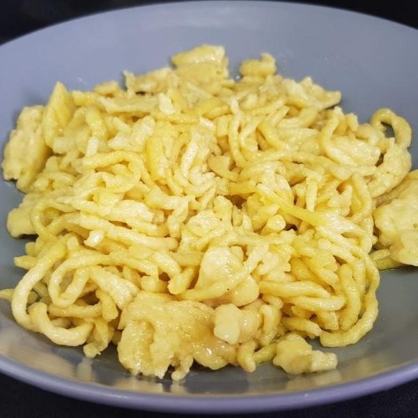 Butter-fried spätzle