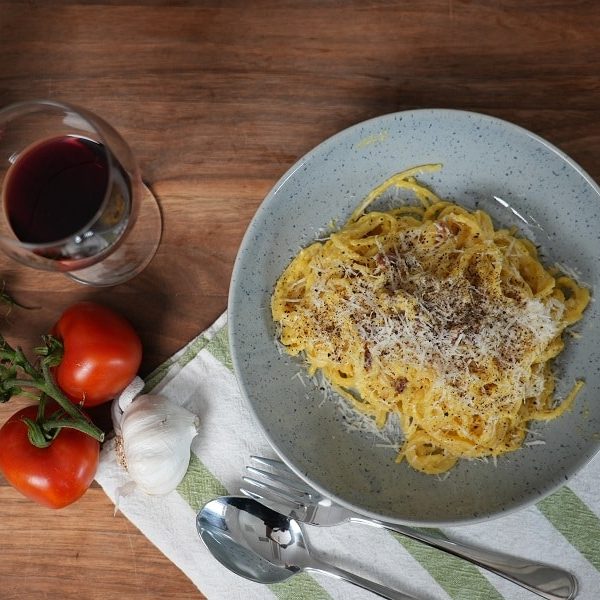 Traditional Spaghetti Carbonara without Cream