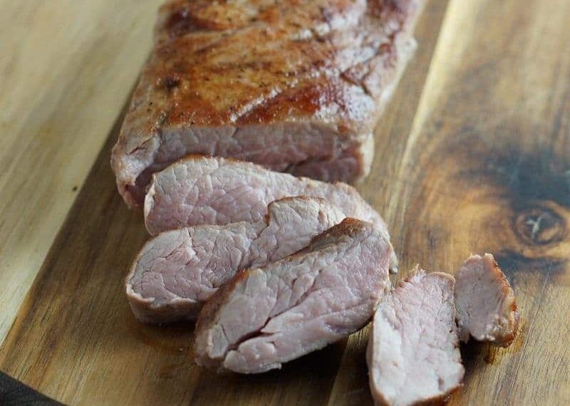 Sous vide pork tenderloin