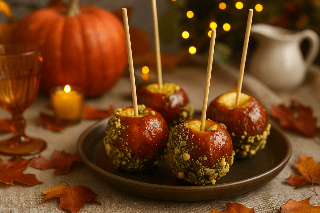 Pistachio-Crusted Apples