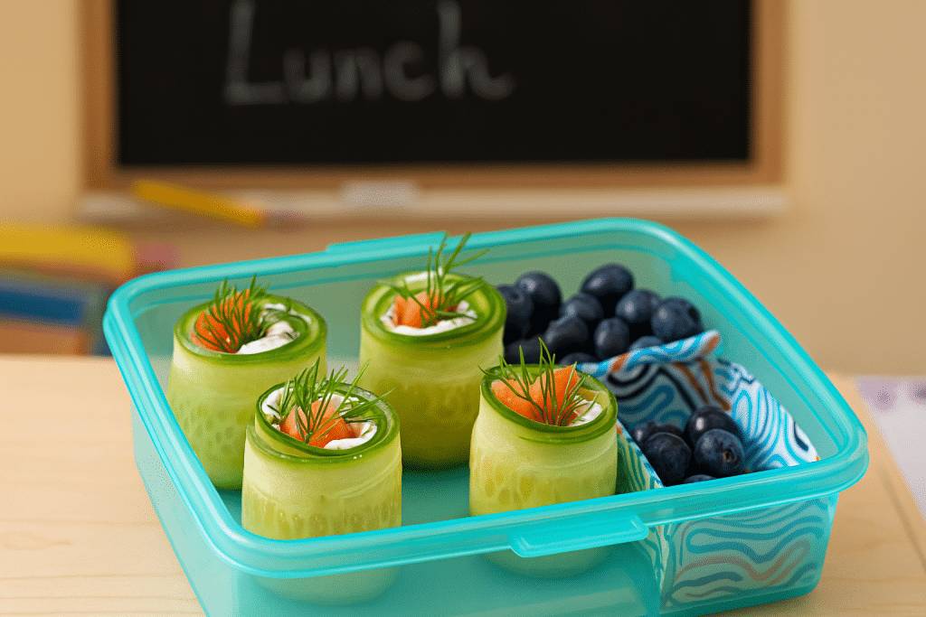 Cucumber Rolls Lunchbox