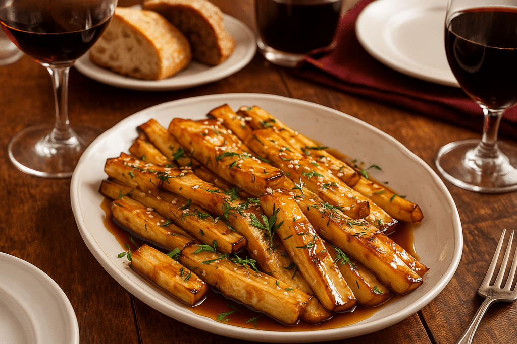 Honey-glazed Turnips