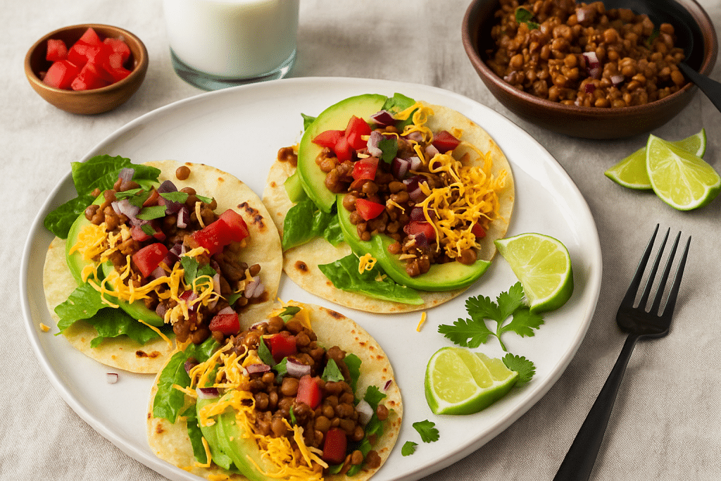 Lentil Tacos Dinner