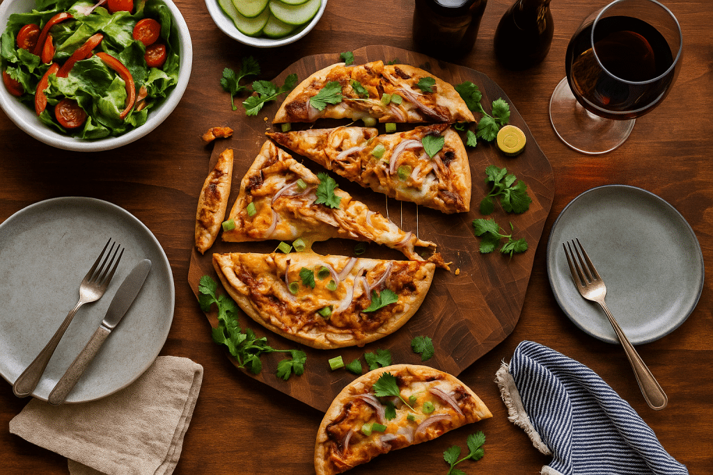 BBQ Chicken Flatbread Pizza
