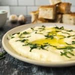Greek garlic and potato dip