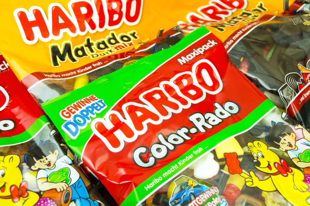 Hamburg,,Germany,-,March,15,2022:,Various,Haribo,Sweets,With