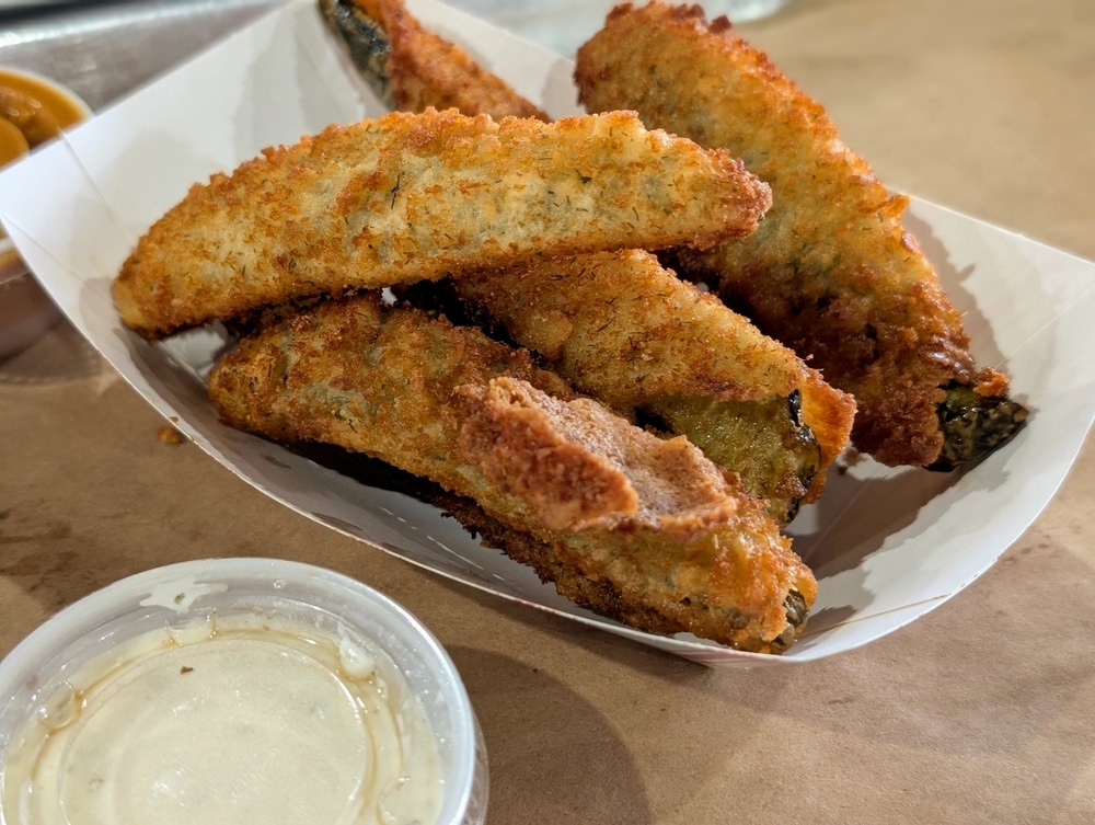 Fried,Pickle,Spears,Served,With,Ranch
