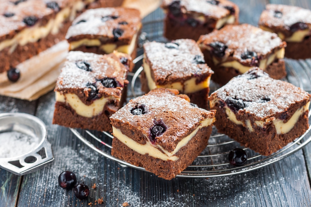 Blackberry Cheesecake Brownies