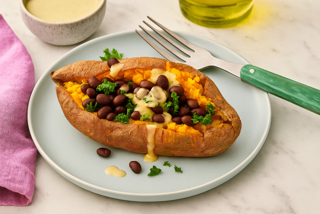 Colorful Stuffed Sweet Potato_remix_01k42e3atxfse9pkjvysxy8zt6