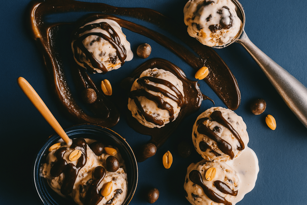 Tin Roof Ice Cream peanuts