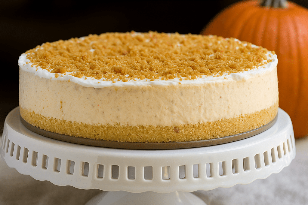 Pumpkin Ice Cream Cake
