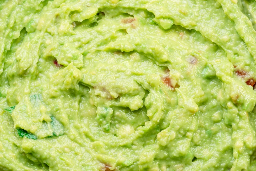 Guacamole,Sauce,Texture,Closeup.,Mexican,Food.