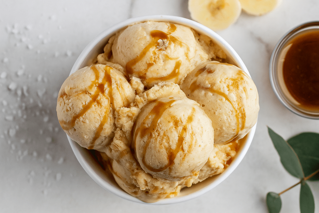 Banana Caramel ice cream