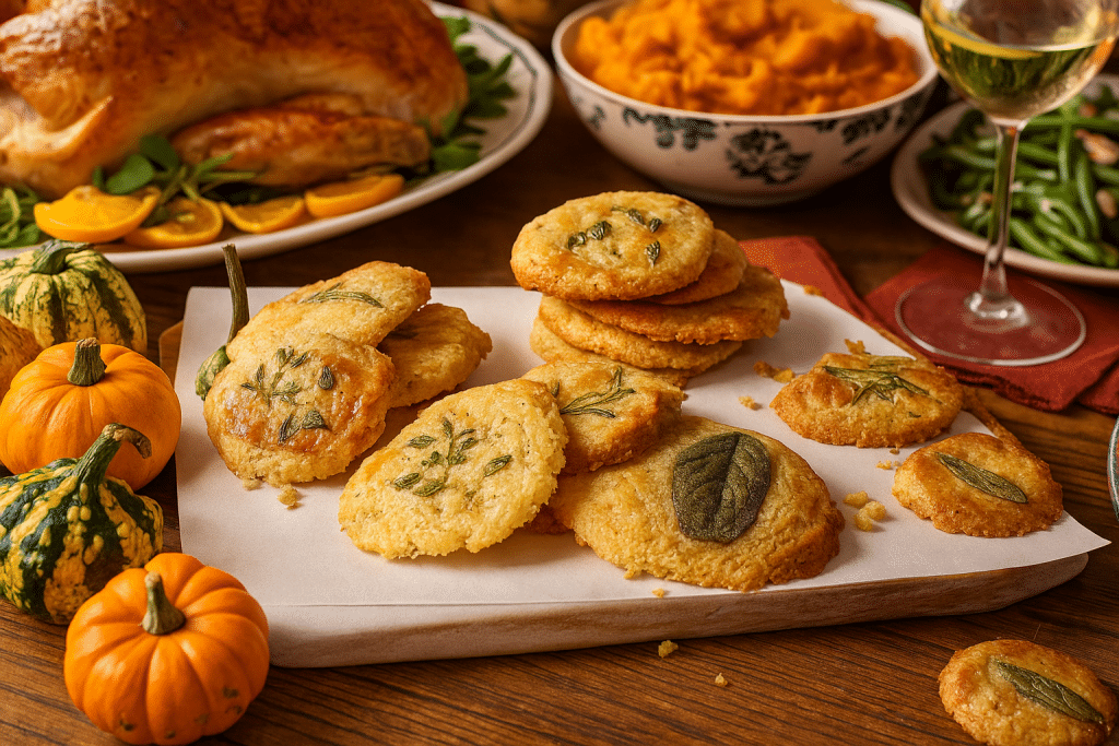 Herb biscuit thanksgiving