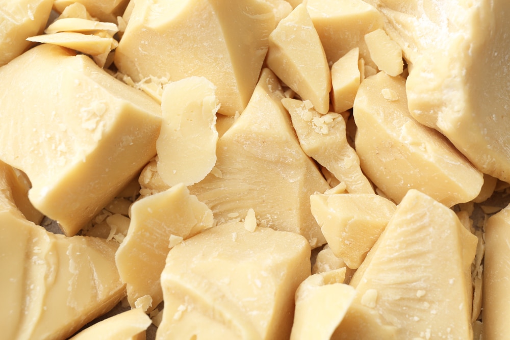 Pieces,Of,Cocoa,Butter,,Closeup