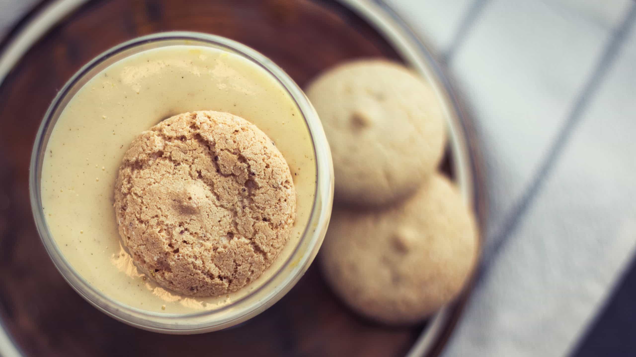 Italian Sabayon with coffee and sweet wine