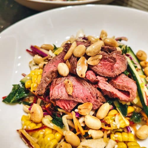 Asian style beef salad