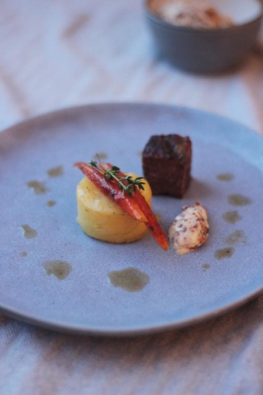 Beer-braised brisket