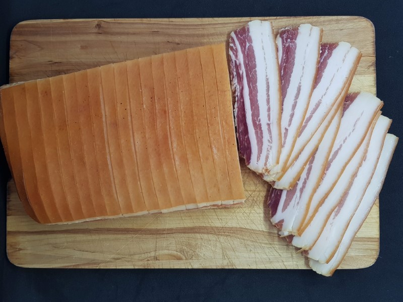 Dry-cured bacon