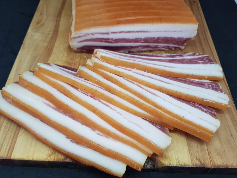 Dry-cured bacon