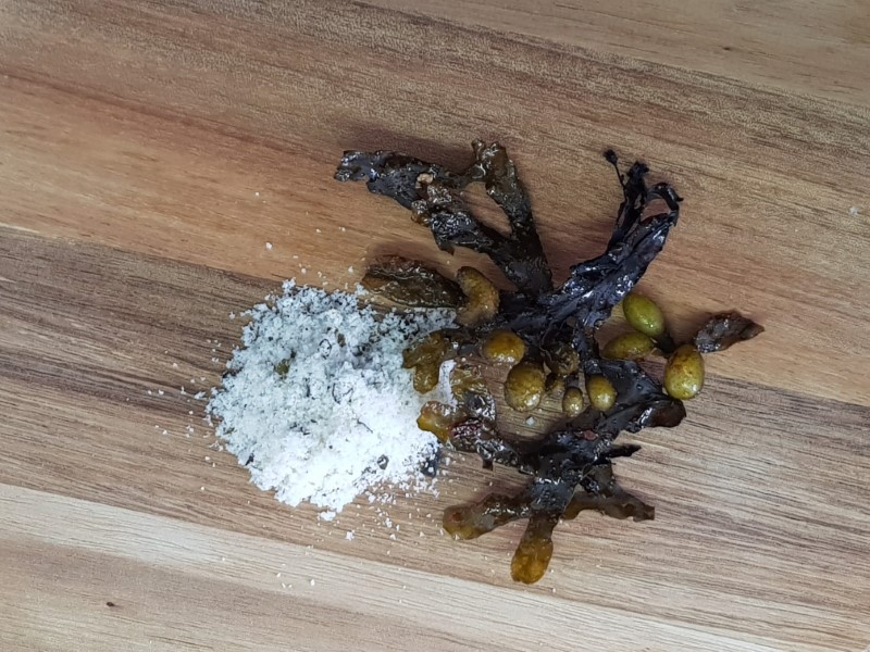 Seaweed salt