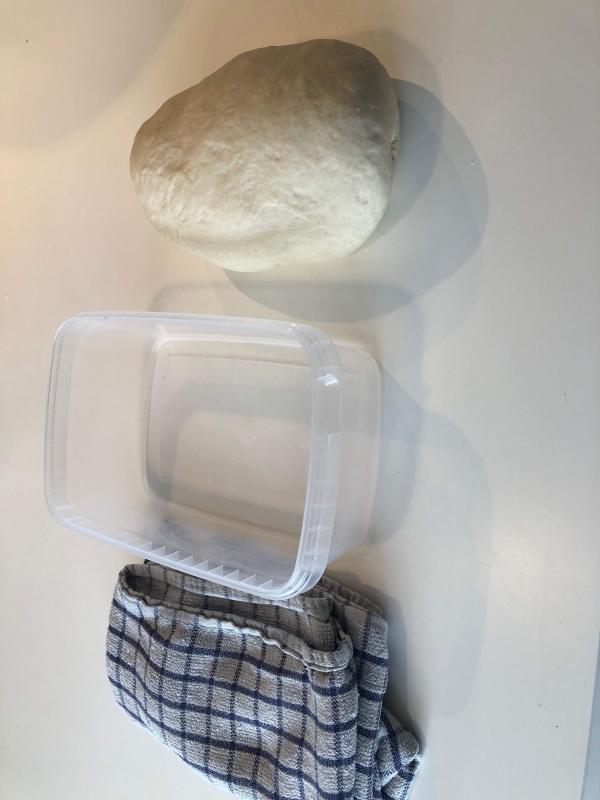 Bread in Homemade Proofing Basket