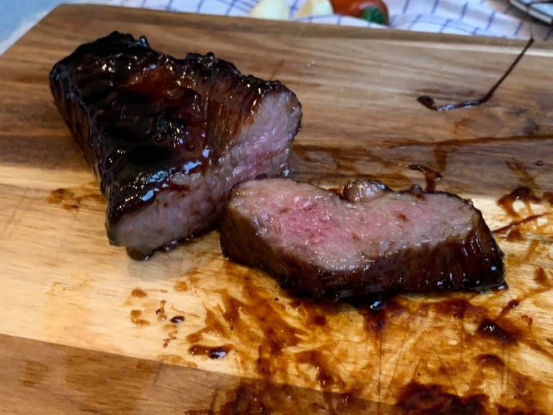 Bao with beef short ribs sous vide