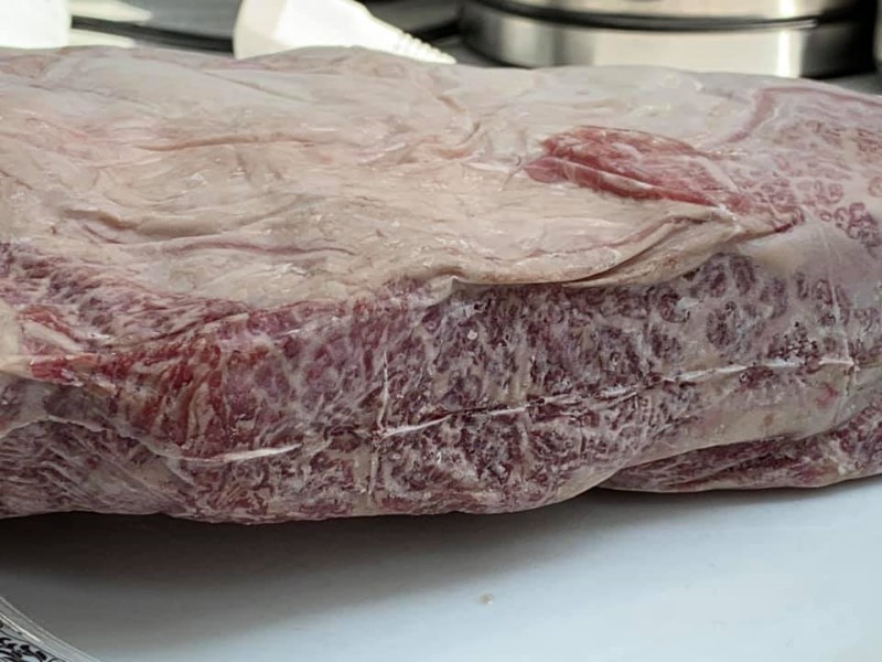 Bao with beef short ribs sous vide