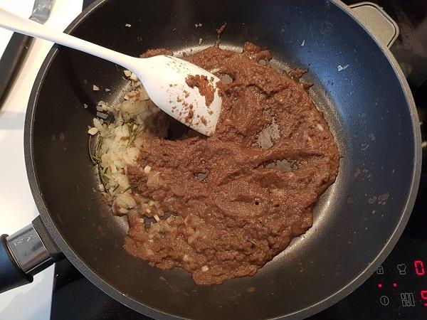 Mushrooms cooked until all moisture is gone