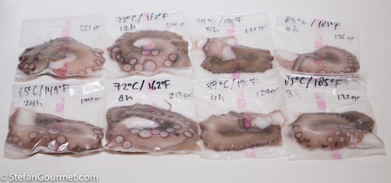 Squid sous vide