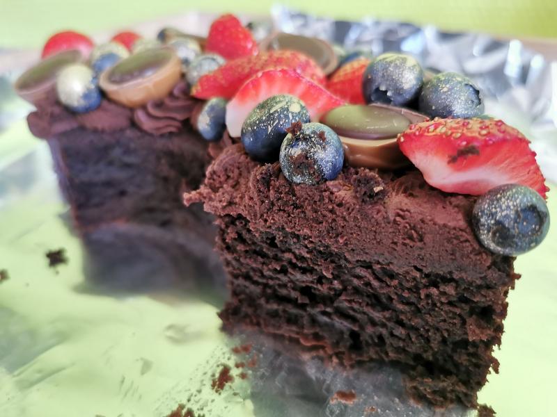 Black Magic number cake