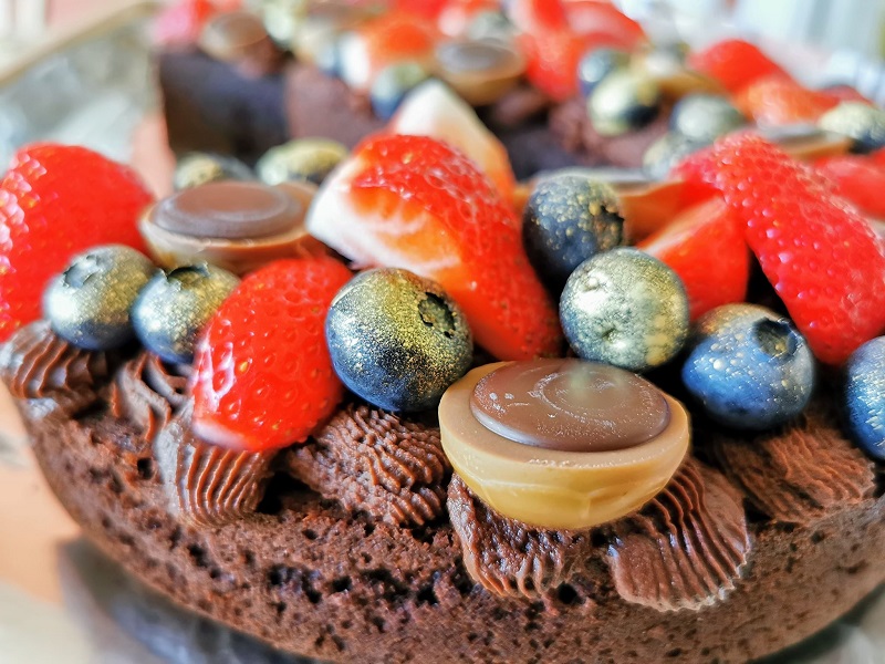 Black Magic Number Cake