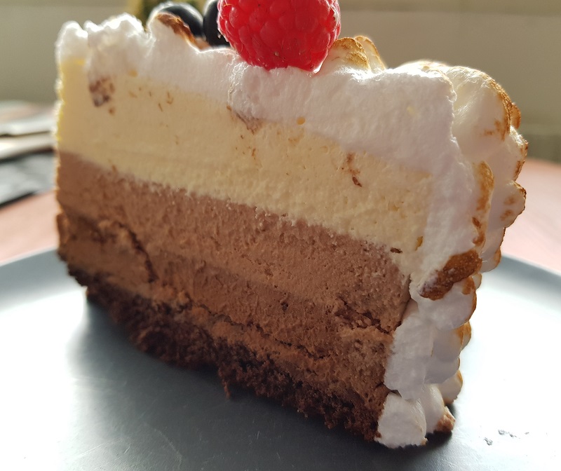Chocolate Mousse Layer Cake