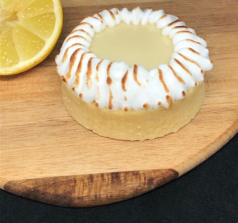 Lemon Mousse on Shortcrust Pastry