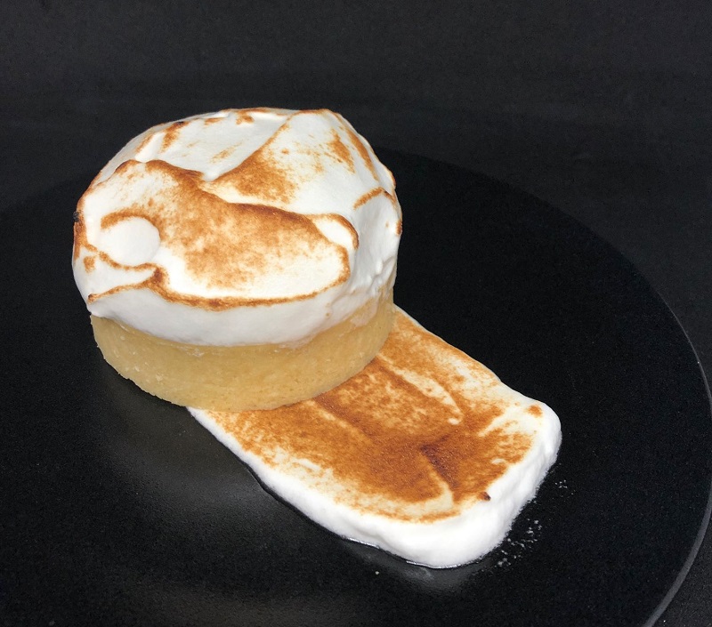 Lemon Mousse on Shortcrust Pastry