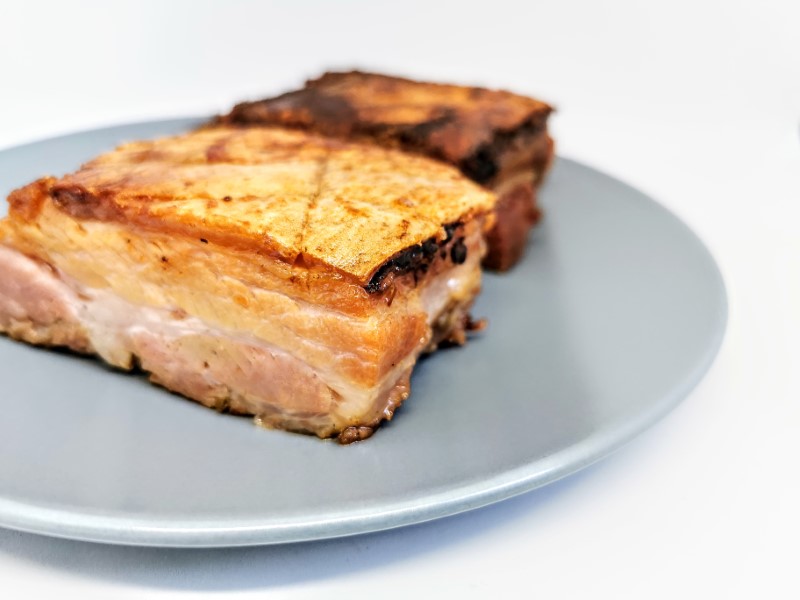 Confited pork belly