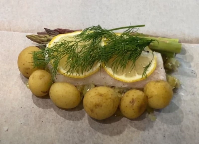 Fish en Papillote