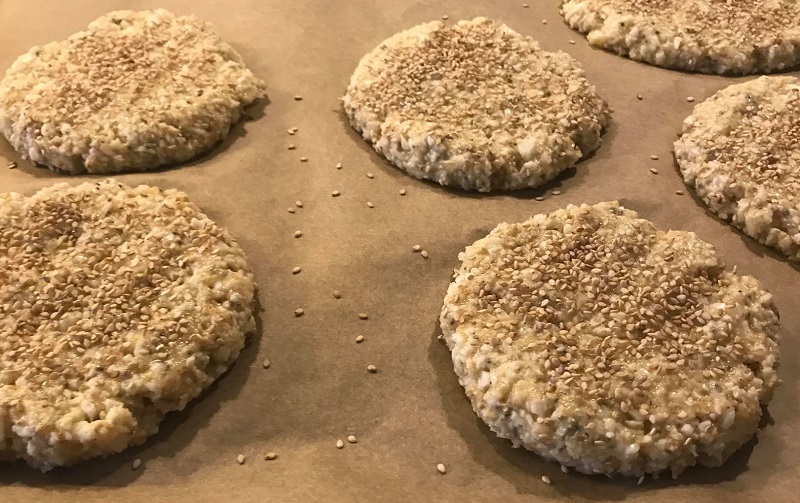 Gluten-free Burger Buns with Cauliflower